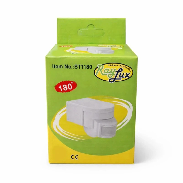 سنسور روشنایی هوشمند دیواری رایلوکس ST1180 با تشخیص حرکت PIR و روشنایی اتوماتیک