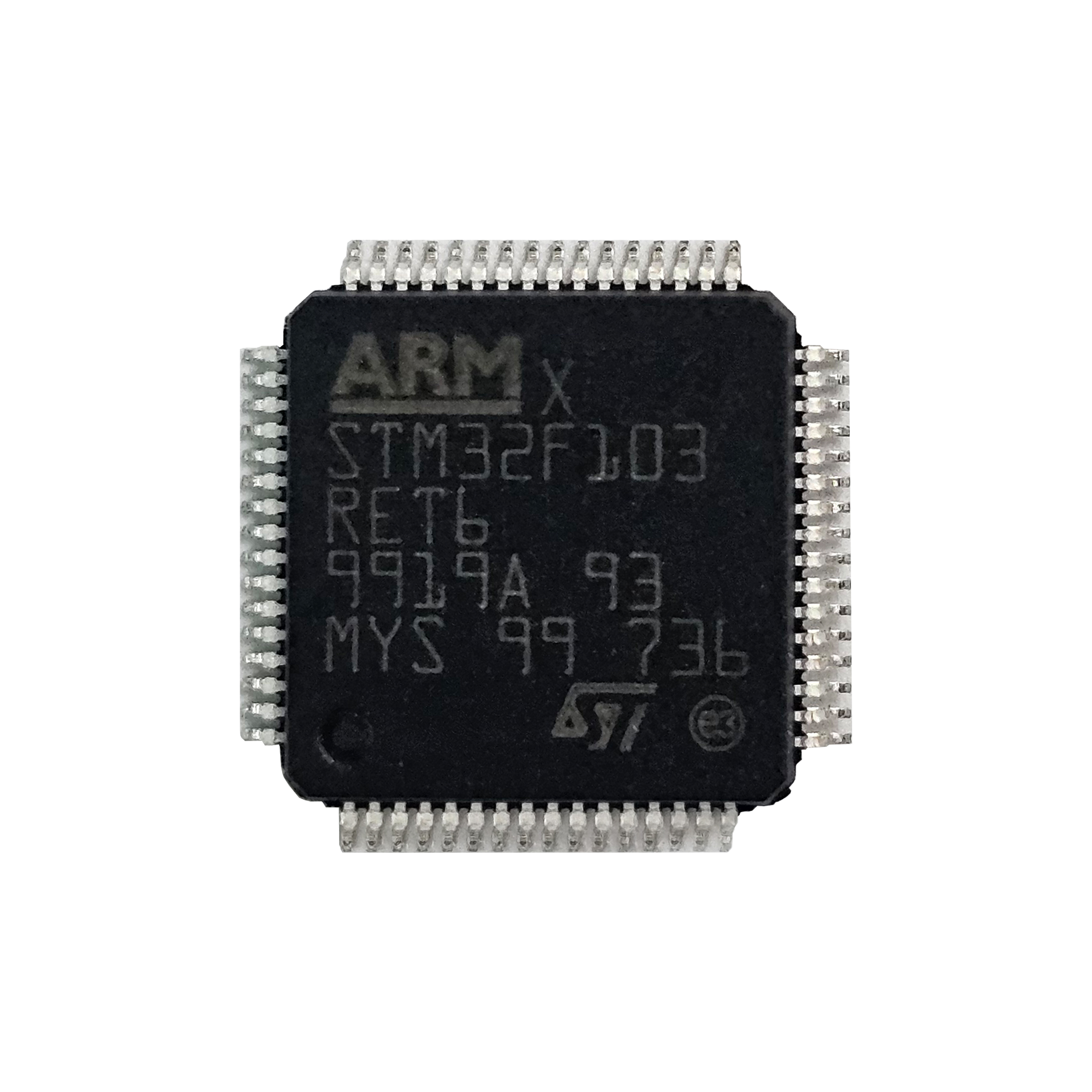 تراشه MCU مدل STM32F103 میکروکنترلر 32 بیتی ARM Cortex-M3 با حافظه Flash مناسب پروژه‌های الکترونیکی