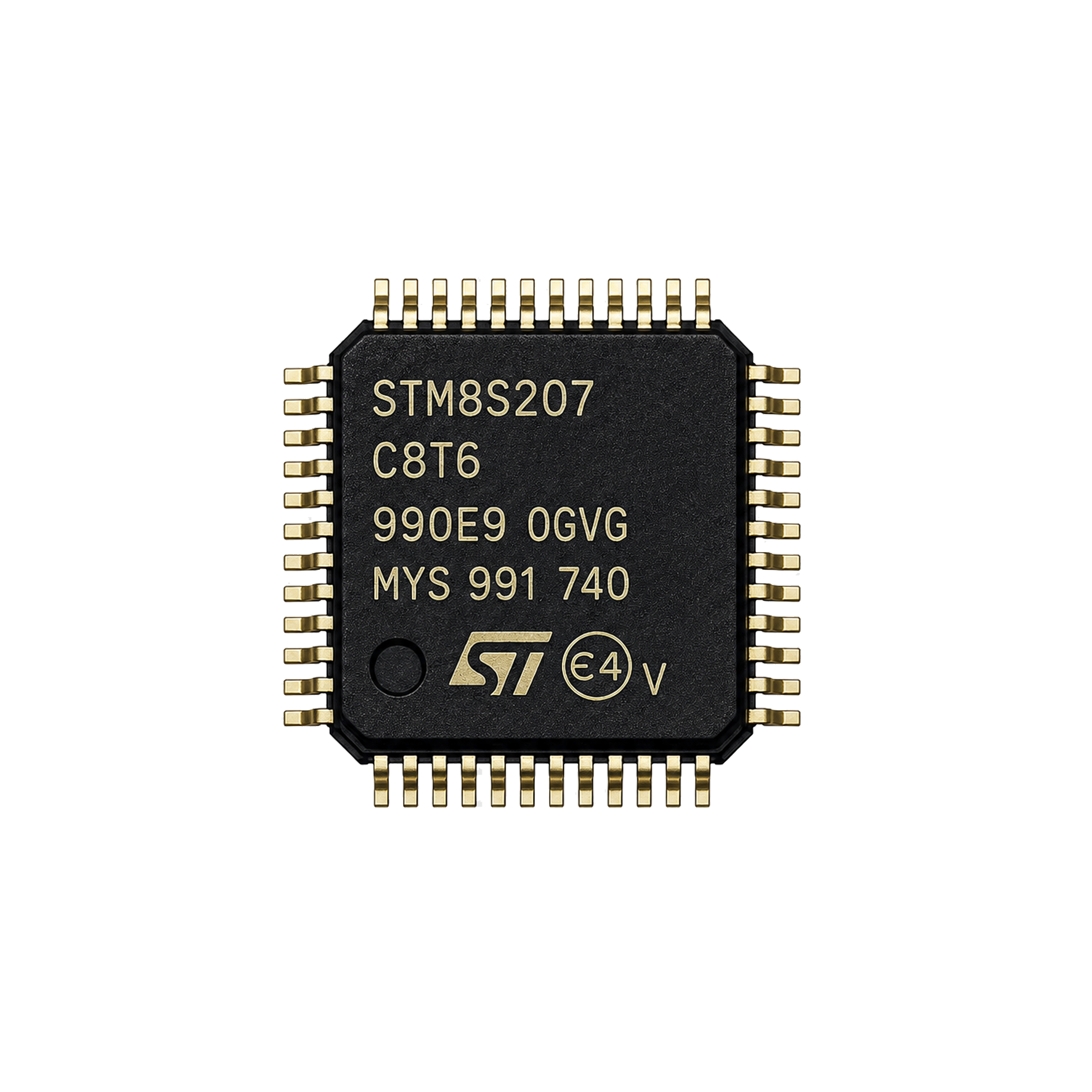 آی‌سی STM8S207C8T6 میکروکنترلر ۸ بیتی STMicroelectronics با حافظه Flash 64KB پکیج LQFP48
