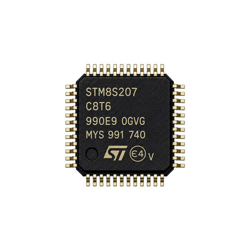 آیسی STM8S207C8T6 میکروکنترلر ۸ بیتی STMicroelectronics با حافظه Flash 64KB پکیج LQFP48