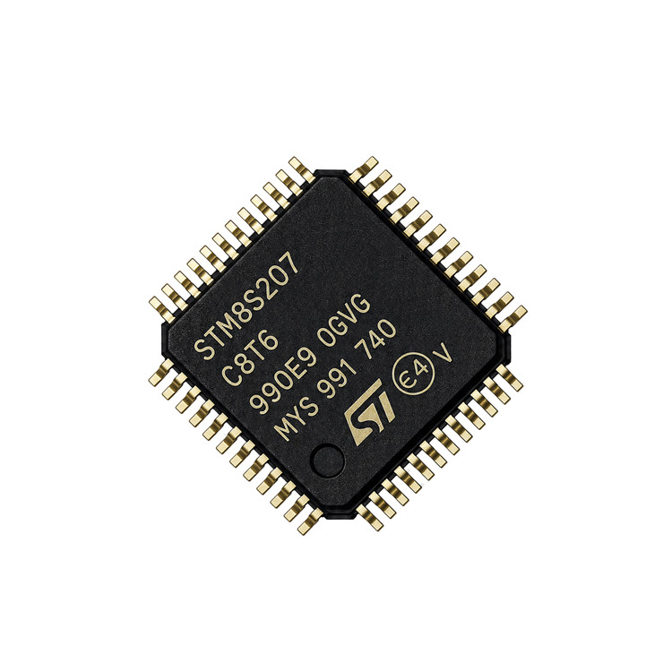 چیپ STM8S207C8T6 MCU با پردازنده STM8 و حافظه Flash مناسب پروژههای الکترونیکی