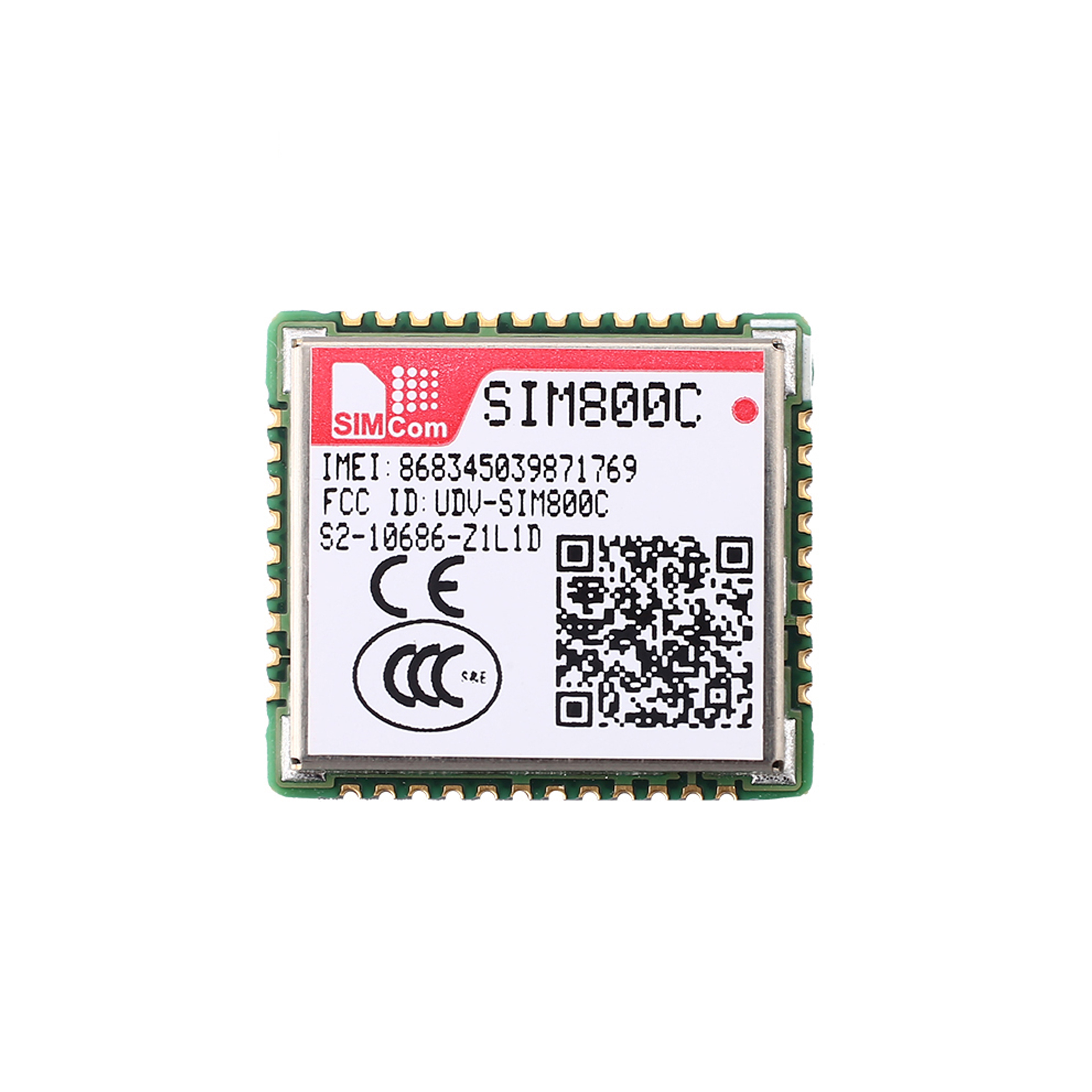 ماژول ارتباطی SIM800C مخابراتی چهار بانده برای ارسال پیامک و انتقال داده