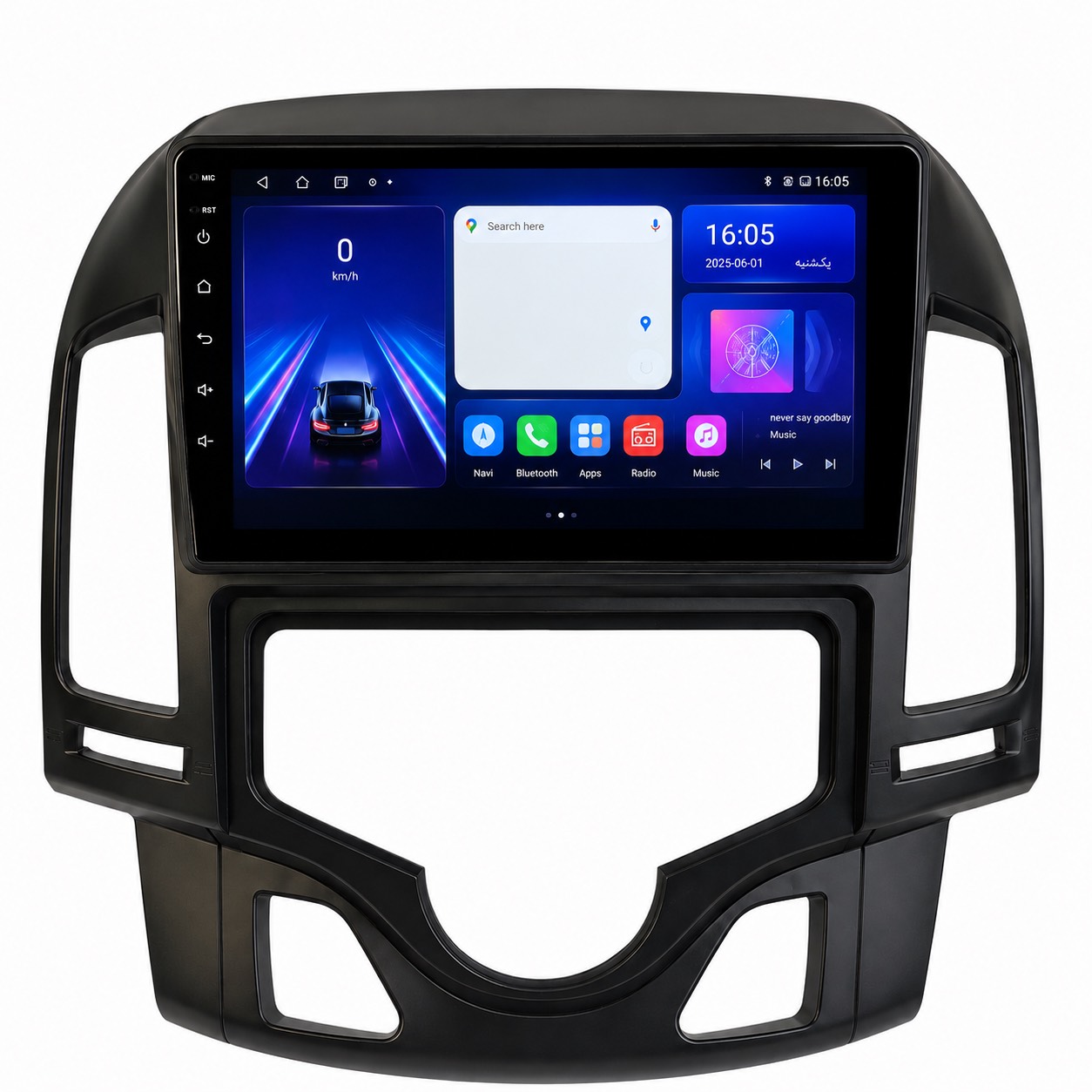 مانیتور اندرویدی مدل oto-i30-automatic مناسب برای هیوندای i30  مولتی مدیا اتوماتیک