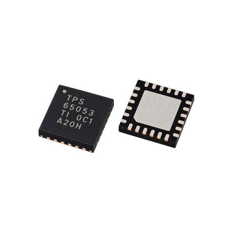 نمای پشت و روی آی سی TPS65053RGER پکیج VQFN-24