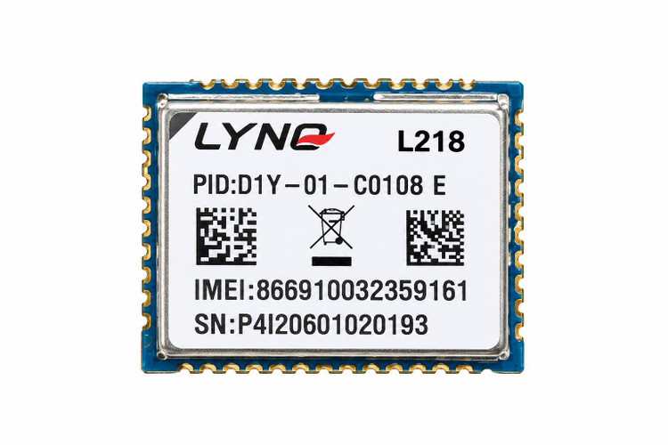 ماژول مخابراتی LYNQ L218 GSM GPRS GPS با پایههای نصب سطحی