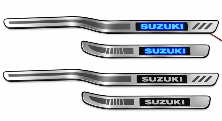 پارکابی استیل چراغدار LED سوزوکی گراند ویتارا وینبو با لوگوی نورانی SUZUKI