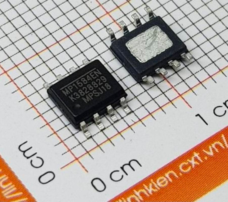 آیسی رگولاتور کاهنده ولتاژ MP1584 برند MPS جریان ۳ آمپر پکیج SOIC-8E