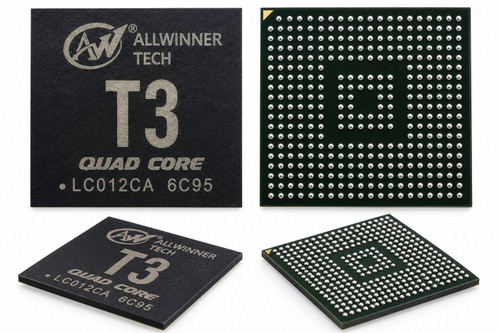 آی سی پردازنده چهار هسته ای Allwinner T3 با معماری ARM Cortex A7 و پکیج LFBGA468
