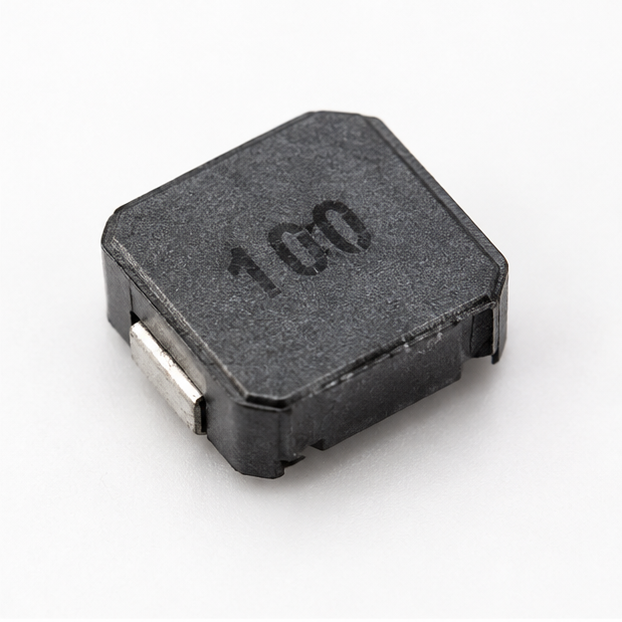سلف SMD کد 100 نمای جلو مناسب مدارهای الکترونیکی